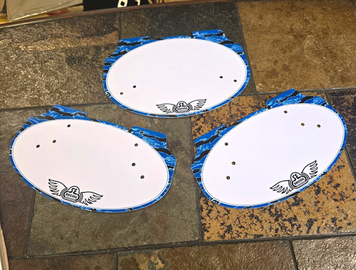 Racing wing logo - oval, bmx